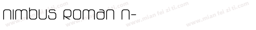 nimbus roman n字体转换